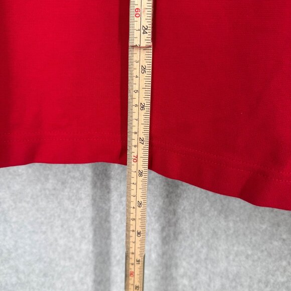 Alpine Club Switzerland Mens VTG Quarter Zip Wind Breaker Pullover Size L Red - Picture 11 of 12